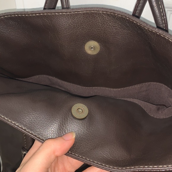 Dark Chocolate Brown Leather Bag - Picture 16 of 16